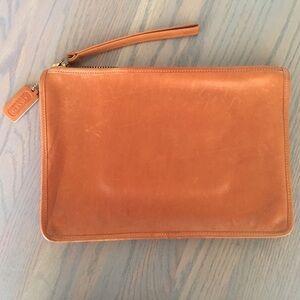 Vintage COACH portfolio clutch/wristlet